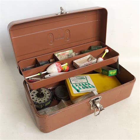 old metal tackle boxes|metal tackle boxes for fishing.